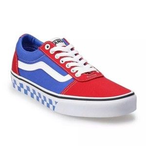 Vans® Ward Men's Shoes blue and red size 9.5 men / women size 11